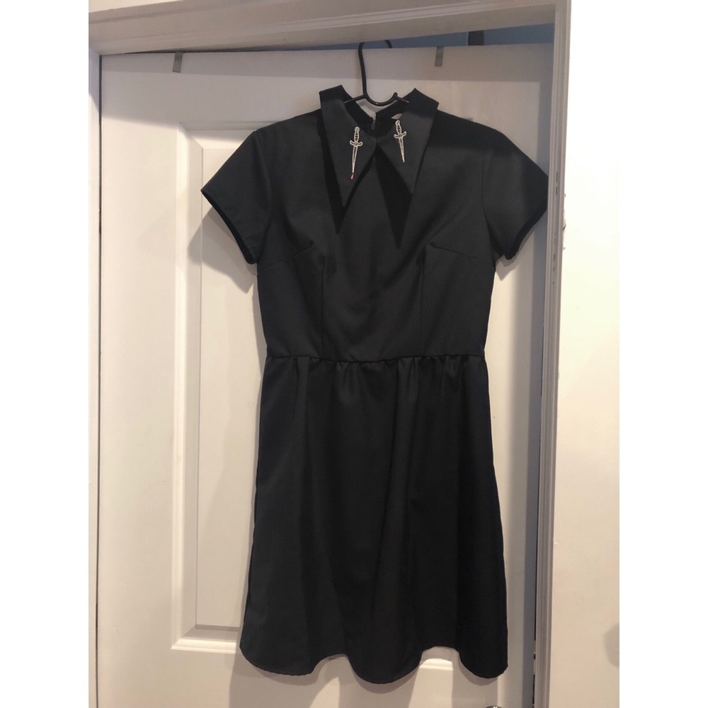 Tuesday Bassen Dagger A-line Dress - Dark Navy S